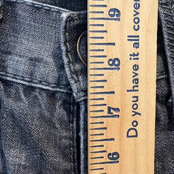 True Religion Jeans Men 30x34 Black Ricky Distressed Flap Pockets Selvedge USA - Picture 16 of 16